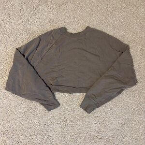 ALO Yoga Charcoal Crop Top